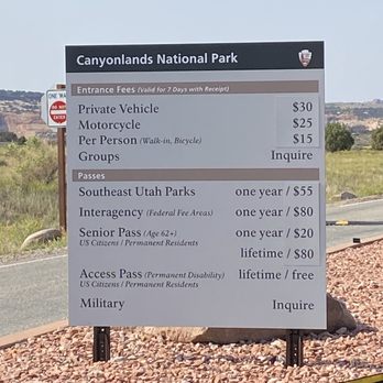 Island in the Sky Visitor Center - Fee schedule - Visitor Centers Near Me - Moab, Utah