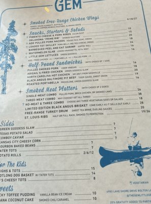 Menu photo 5 The Gem Bolton, NY