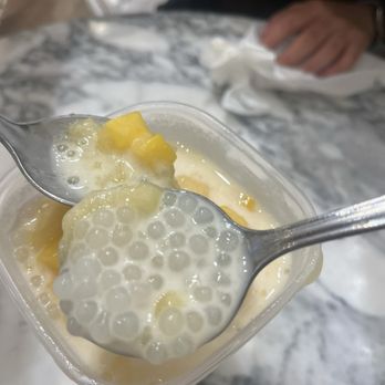Golden Island Cafe - Fresh Mango Sago with Coconut Milk - Desserts Near Me - San Francisco, California
