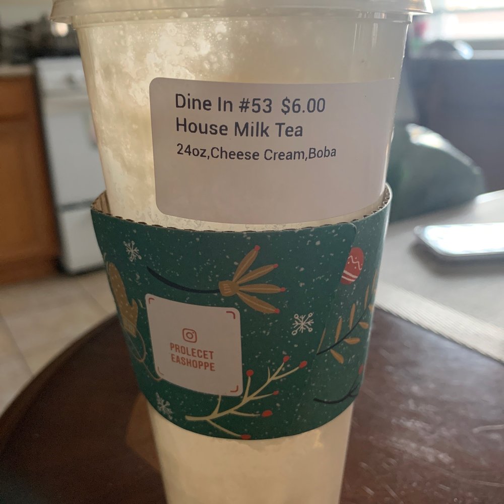 Prolece Tea - Empty house milk tea 24oz.. yum - Bubble Tea Near Me - Pasadena, California Prolece Tea - Empty house milk tea 24oz.. yum - Bubble Tea Near Me - Pasadena, California