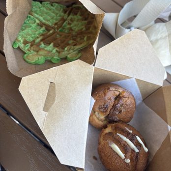 CA Bakehouse - Pandan Green Waffles Guava Mochi Cake Banana Mochi Cake - Bakeries Near Me - San Jose, California