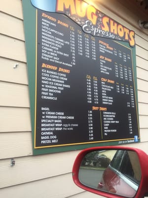 Menu photo 2 Mugshots Espresso Ferndale, WA Menu photo 2 Mugshots Espresso Ferndale, WA