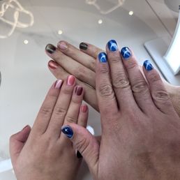 Our cute manicures! Our cute manicures!