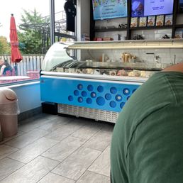 the inside of a restaurant