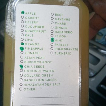 JuiceWell Memorial - Hedwig Village - Ingredients in the pineapple sunrise - Juice Bars & Smoothies Near Me - Houston, Texas JuiceWell Memorial - Hedwig Village - Ingredients in the pineapple sunrise - Juice Bars & Smoothies Near Me - Houston, Texas