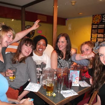 The Beaver Bar - Banff - a group of women sitting at a table - Pubs Near Me - Banff, Alberta