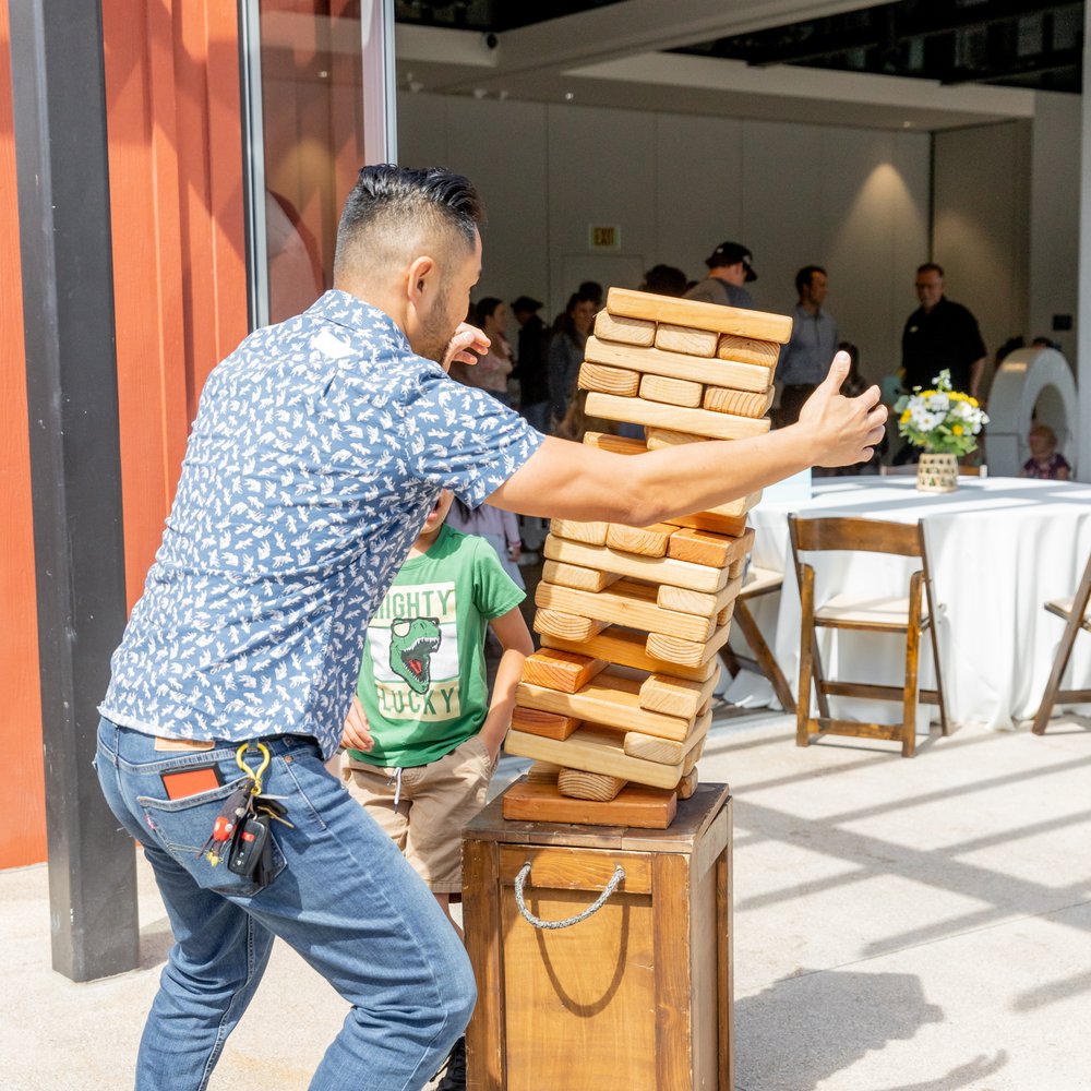 Rustic Events - All the games were played! - Party Equipment Rentals Near Me