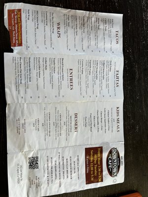 Menu photo 2 Downtown Cafe Bar & Grill El Cajon, CA Menu photo 2 Downtown Cafe Bar & Grill El Cajon, CA