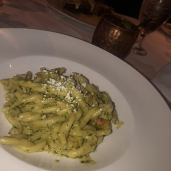 Natalia's - Pesto cream pasta with shrimp - Italian Near Me - Macon, Georgia