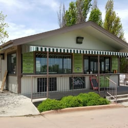 The snack and beverage shop.