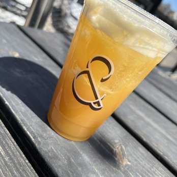 Ampersand - Peachy Blues Iced Tea - Coffee & Tea Near Me - Fort Worth, Texas Ampersand - Peachy Blues Iced Tea - Coffee & Tea Near Me - Fort Worth, Texas