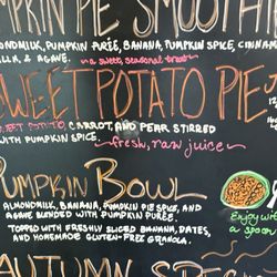 Live Juice - Seasonal menu options