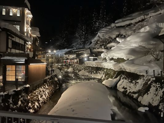 Ginzan Onsen by null