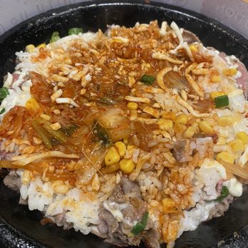 Pepper Lunch - Kimchi Beef with Cheese Pepper Rice - Teppanyaki Near Me - Irvine, California