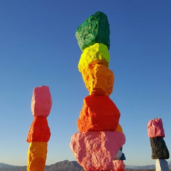 Seven Magic Mountains - Public Art Near Me - Las Vegas, Nevada