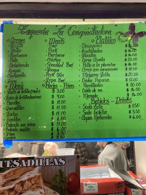 Menu photo 3 La Conquistadora Restaurant Harvey, LA Menu photo 3 La Conquistadora Restaurant Harvey, LA