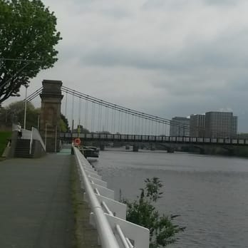 Clyde Walkway - Towards St Andrew's Suspension Bridge - Landmarks & Historical Buildings Near Me