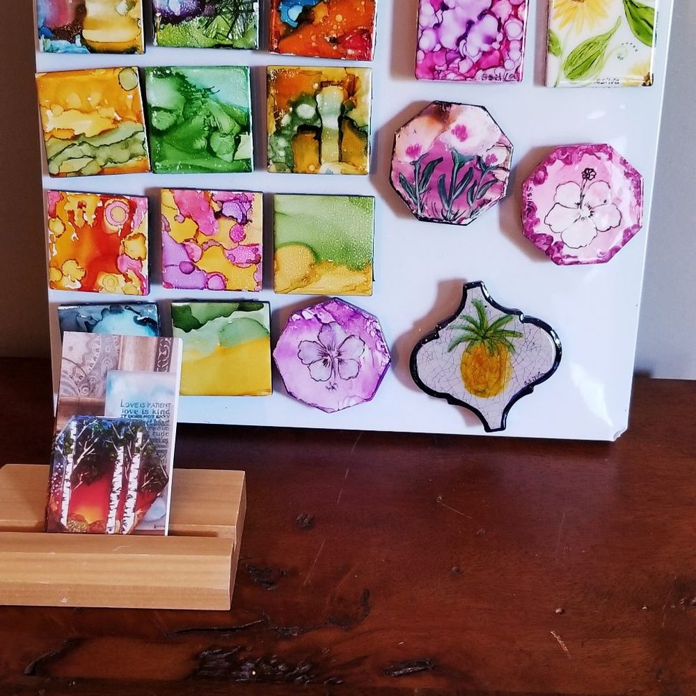 Cote d'Azur - Assorted magnets for sale by the front desk area. - Massage Near Me - Pasadena, California