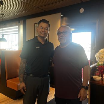 Early Birds Cafe - Of course, I had to take a picture with the owner. Go meet Kanitha this guy will make you feel like family. - Breakfast & Brunch Near Me - Fresno, California