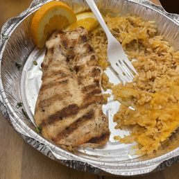"The Cancun where's my chicken" grilled in what honey mustard sauce? Tiny behind serving for $23. "The Cancun where's my chicken" grilled in what honey mustard sauce? Tiny behind serving for $23.