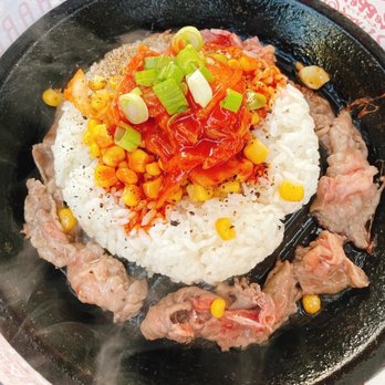 Pepper Lunch - Kimchi Beef Pepper Rice (no cheese) - Teppanyaki Near Me - Irvine, California