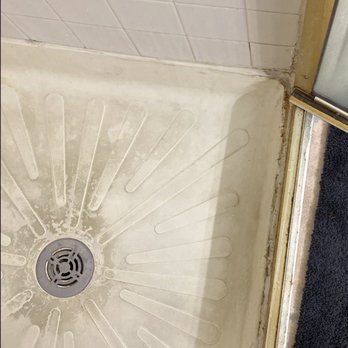 Tub Guy - Before Pic (moldy discolored shower) - Refinishing Services Near Me Tub Guy - Before Pic (moldy discolored shower) - Refinishing Services Near Me