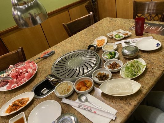 Shin Chon korean bbq restaurant by null
