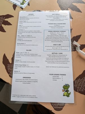 Menu photo 1 Dinosaur Brew Haus Vernal, UT Menu photo 1 Dinosaur Brew Haus Vernal, UT