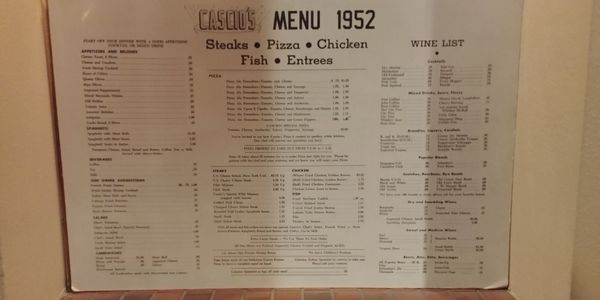 Menu photo 8 Cascio's Steak House Omaha, NE