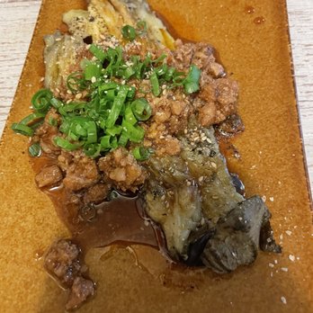 ABURIYA IBUSHI - Grilled eggplant with minced meat - Japanese Near Me - Honolulu, Hawaii