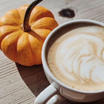 Cozi Cup Coffee - White chocolate pumpkin spice latte - Coffee & Tea Near Me - Grovetown, Georgia