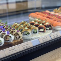 & Sushi - They have a wide assortment of sushi roll pieces