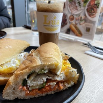 Lúa - Banh mi opla (sunnyside) and Viet iced coffee - Vietnamese Near Me - Portland, Oregon Lúa - Banh mi opla (sunnyside) and Viet iced coffee - Vietnamese Near Me - Portland, Oregon