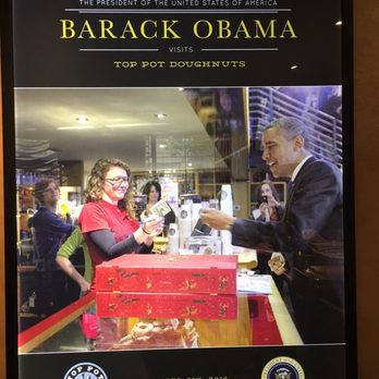 Top Pot Doughnuts - So good even the best president comes here!! - Bakeries Near Me - Seattle, Washington Top Pot Doughnuts - So good even the best president comes here!! - Bakeries Near Me - Seattle, Washington