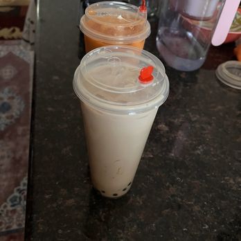 Vova Cafe - Boba Brown Sugar Milk Tea  Tasteless boba with the inability to leave ice out in the dead of winter. - Coffee & Tea Near Me - Las Vegas, Nevada