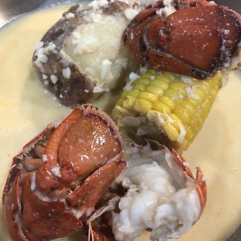 Boil Bay - 1 Lb. (2) 1/2 Lobster Tails - Seafood Near Me - Virginia Beach, Virginia