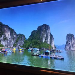 Thai Curry Bar - Had to post their lighted photo, Bc come on- Ha Long Bay!