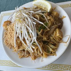 Thai Kitchen - Pad Thai. Extra Bean Sprouts. Shrimp, Beef, Chicken.