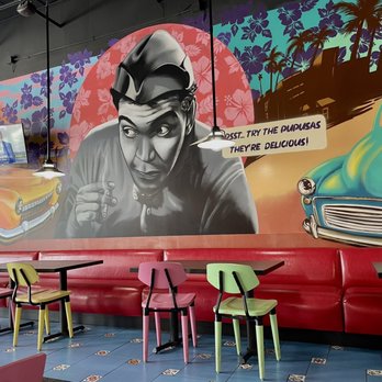 California Burritos - Colorful interior - Mexican Near Me - Manchester, New Hampshire