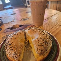 Egg and Cheese bagel sandwich Egg and Cheese bagel sandwich