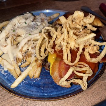 Eureka! - Cowboy burger w/ Truffle Cheese Fries - American Near Me - Concord, California