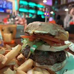 Yee's Village - Burger off the secret menu. It was awesome!