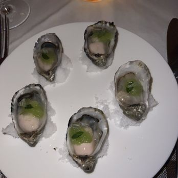 Zimmi's - Oysters, cucumber, horseradish - American Near Me - New York, New York