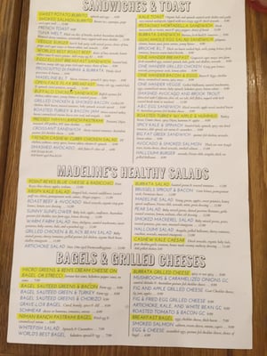 Menu photo 8 Cafe Madeline Brooklyn, NY