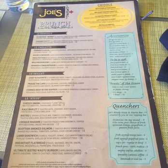 Bistro Joe's - Menu! - New American Near Me - Birmingham, Michigan