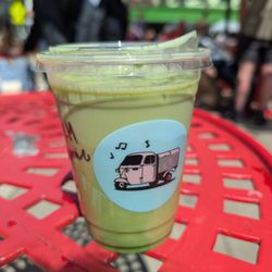 Urbana Cafe - Ice raspberry rose matcha (special menu, spring edition 2026)
