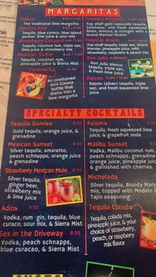 Menu photo 1 Crazy Gringo Mexican Cantina Clinton Township, MI