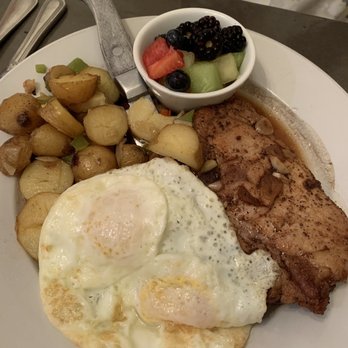 Bardot - Pork chop and eggs - New American Near Me - Claremont, California Bardot - Pork chop and eggs - New American Near Me - Claremont, California