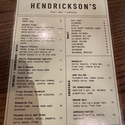 Menu as of 12/14/2022
