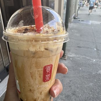 Gong Cha - Creme Brulee Brown Sugar Milk Tea- Yum!! - Bubble Tea Near Me - New York, New York Gong Cha - Creme Brulee Brown Sugar Milk Tea- Yum!! - Bubble Tea Near Me - New York, New York